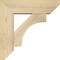 Ekena Millwork Westlake Slat Rough Sawn Bracket w/ Offset Brace, Douglas Fir, 6"W x 18"D x 18"H BKT0604X18X18WTL06RDF - alternate 2